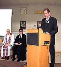 Georg Thesz, 1.Vorsitzendes des B&uuml;rgersonnenkraftwerkes Ainring