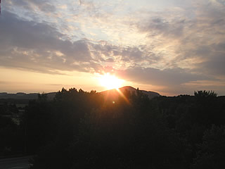 Sonnenaufgang am 6.Juli 2003