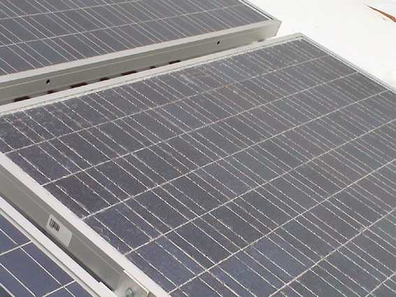 Pv-Module aus der N&auml;he betrachtet